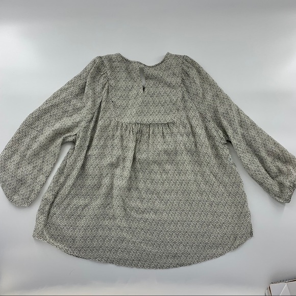 Lucky Brand Lilah Mirrored Boho 3/4 Sleeve Blouse - Picture 6 of 9